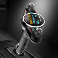 Newest Bluetooth Car FM Transmitter Audio Adapter Receiver Wireless Handsfree MP3 Player Car Kit Charger